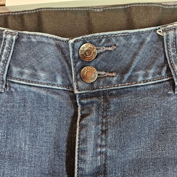 Lane Bryant Skinny Jeans Mid-Rise Womens 16 Denims comfort waist dark wash retro - Picture 5 of 14